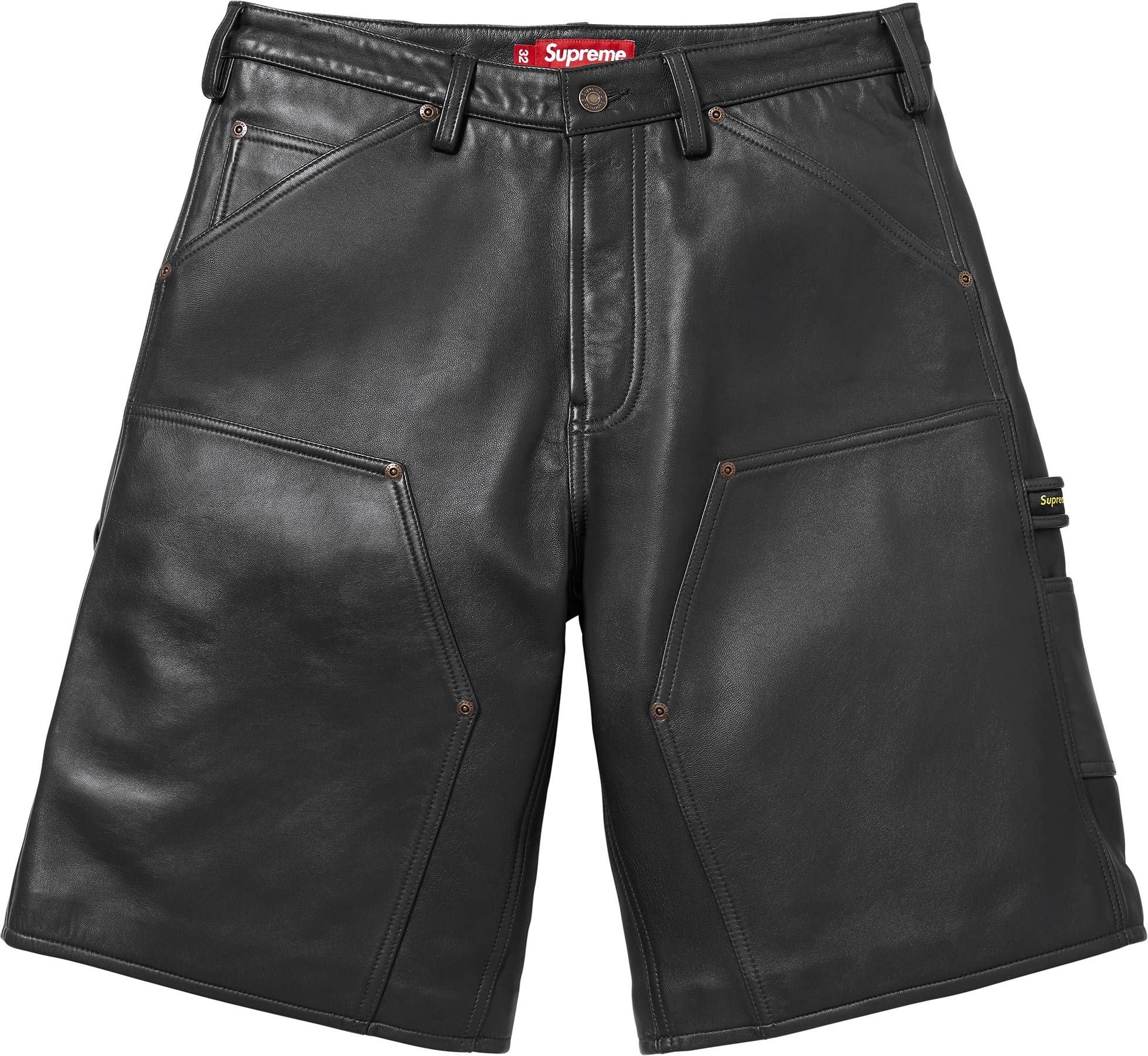 Leather Double Knee Painter Short view 10